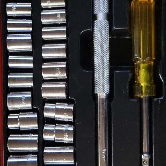 Vintage Oxwall Powermaster 40pc Metric-Inch socket set Japan - Picture 4 of 10